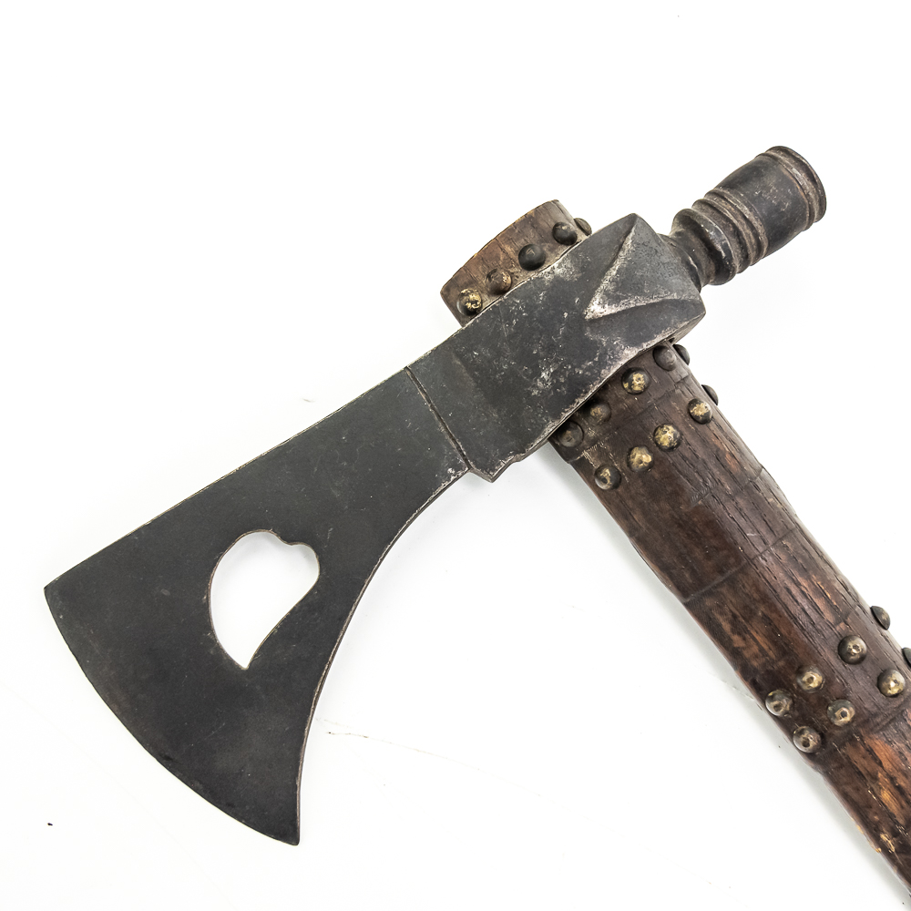 N Plains Pipe w/Cast Iron Tomahawk Head/Cheyenne
