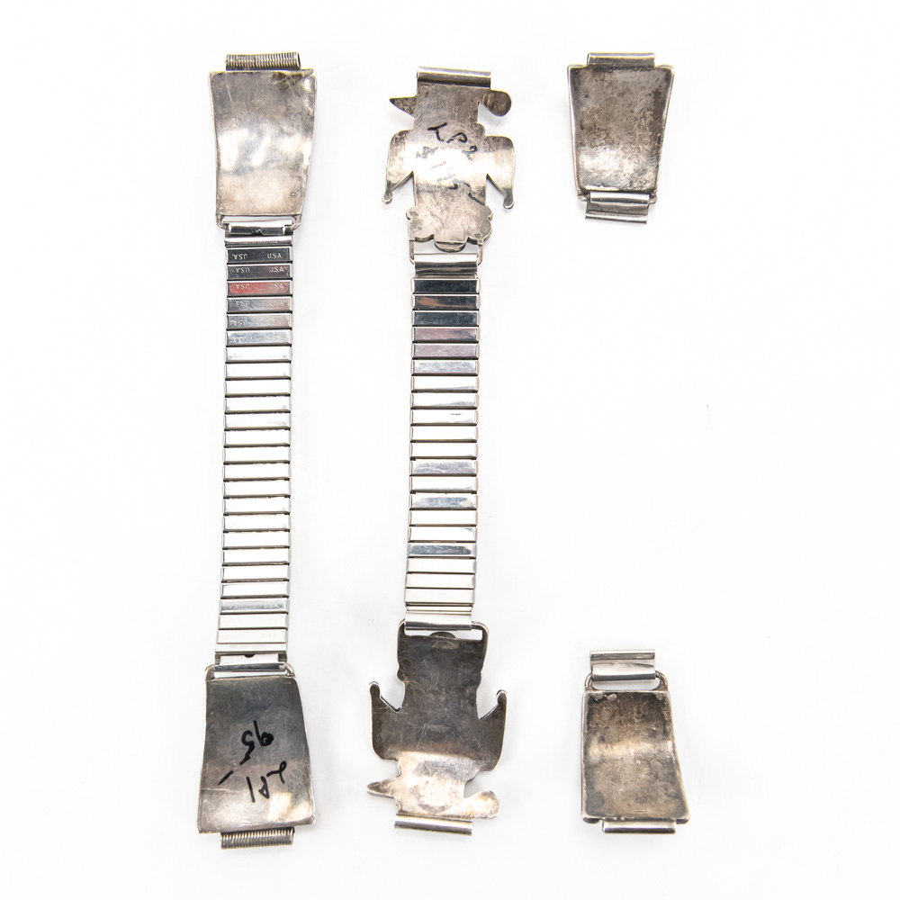 Southwestern Themed Sterling Watch Bands Ends