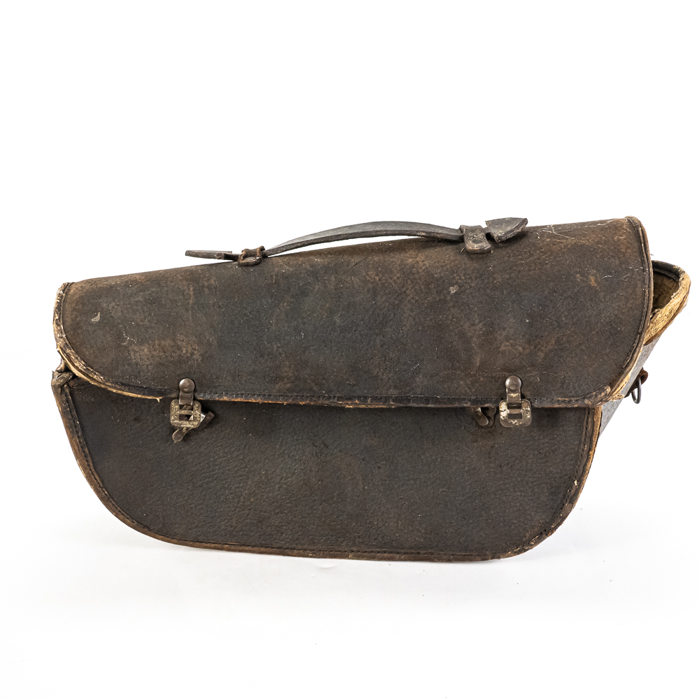 Antique Leather Saddlebag