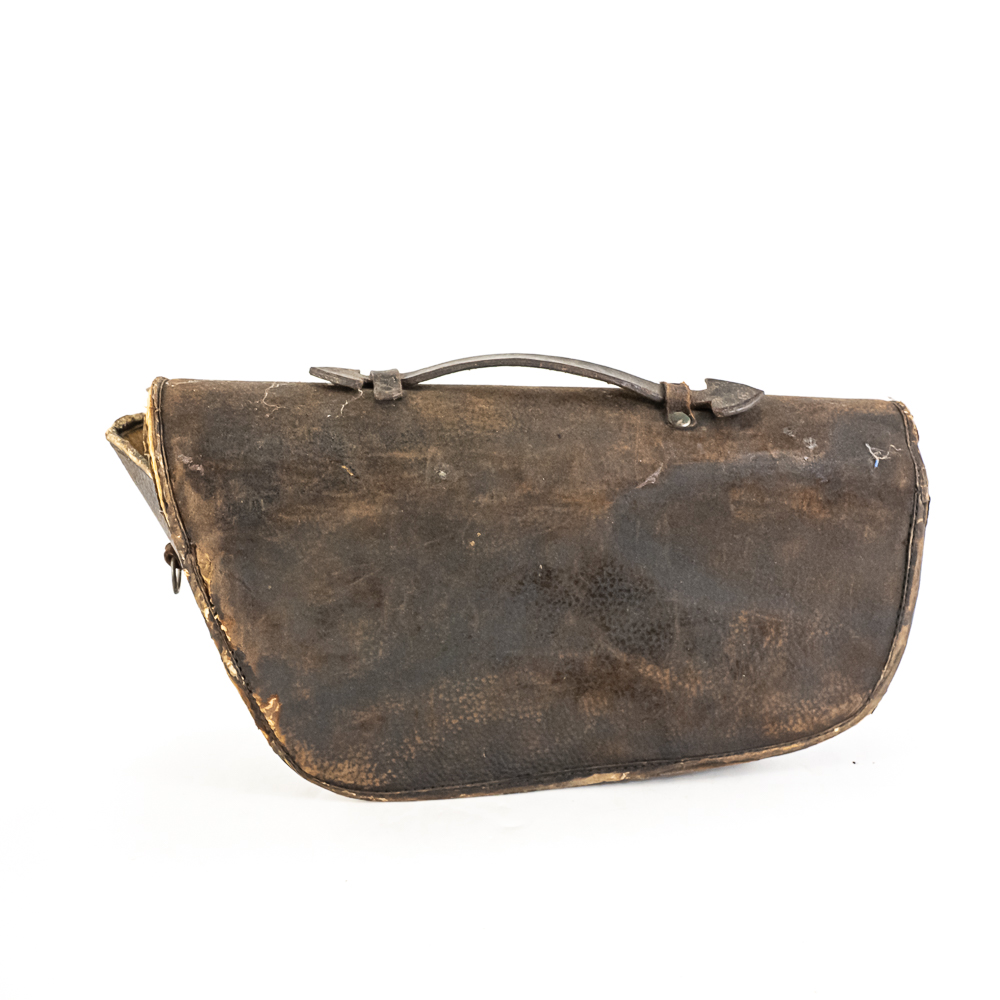 Antique Leather Saddlebag