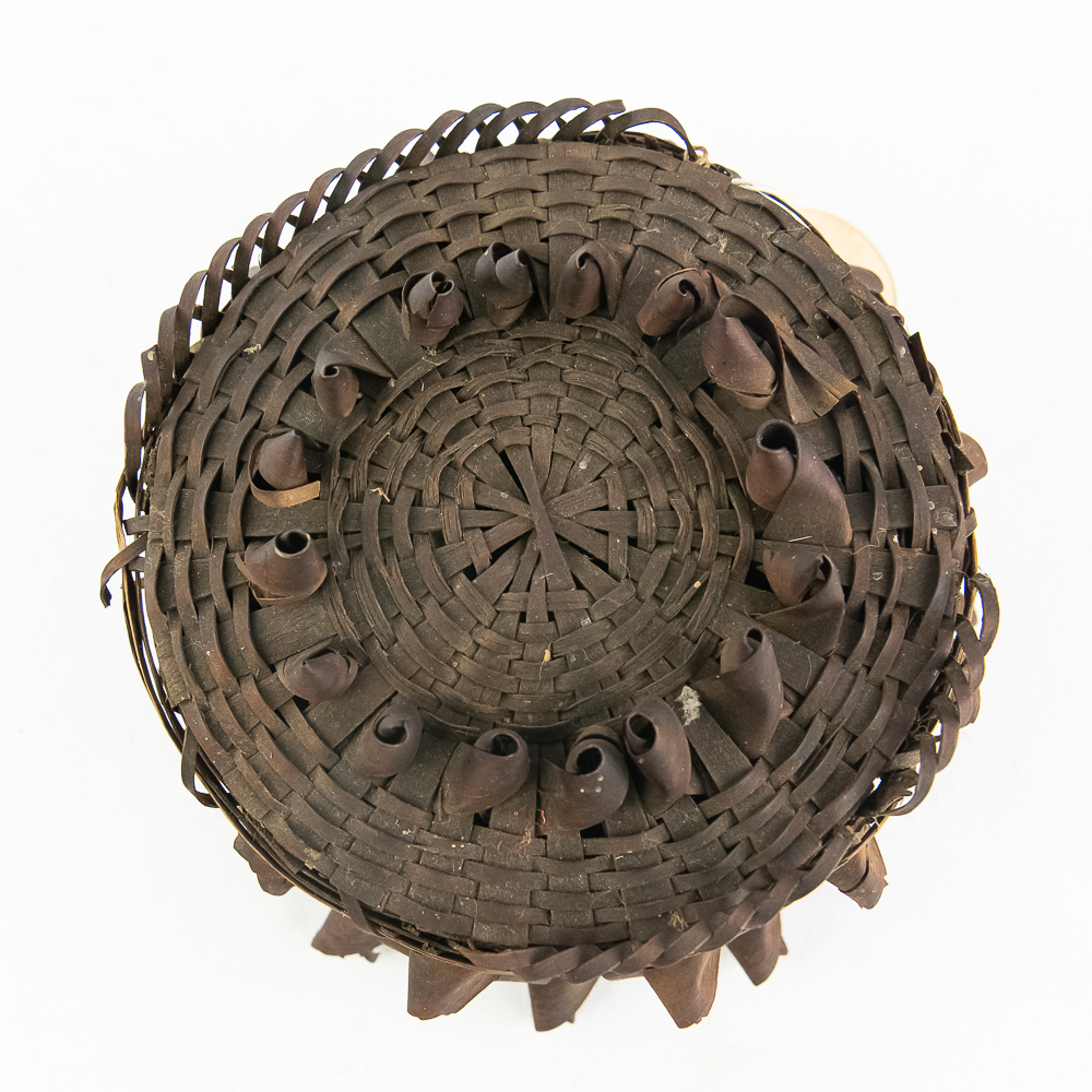 1920s Porcupine Basket-Great Lakes/Woodland