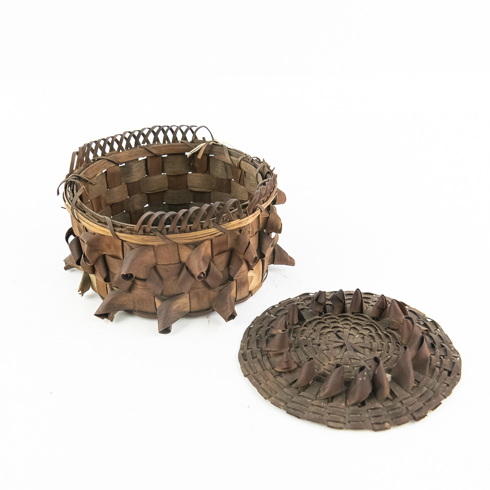 1920s Porcupine Basket-Great Lakes/Woodland