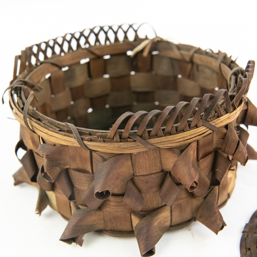 1920s Porcupine Basket-Great Lakes/Woodland