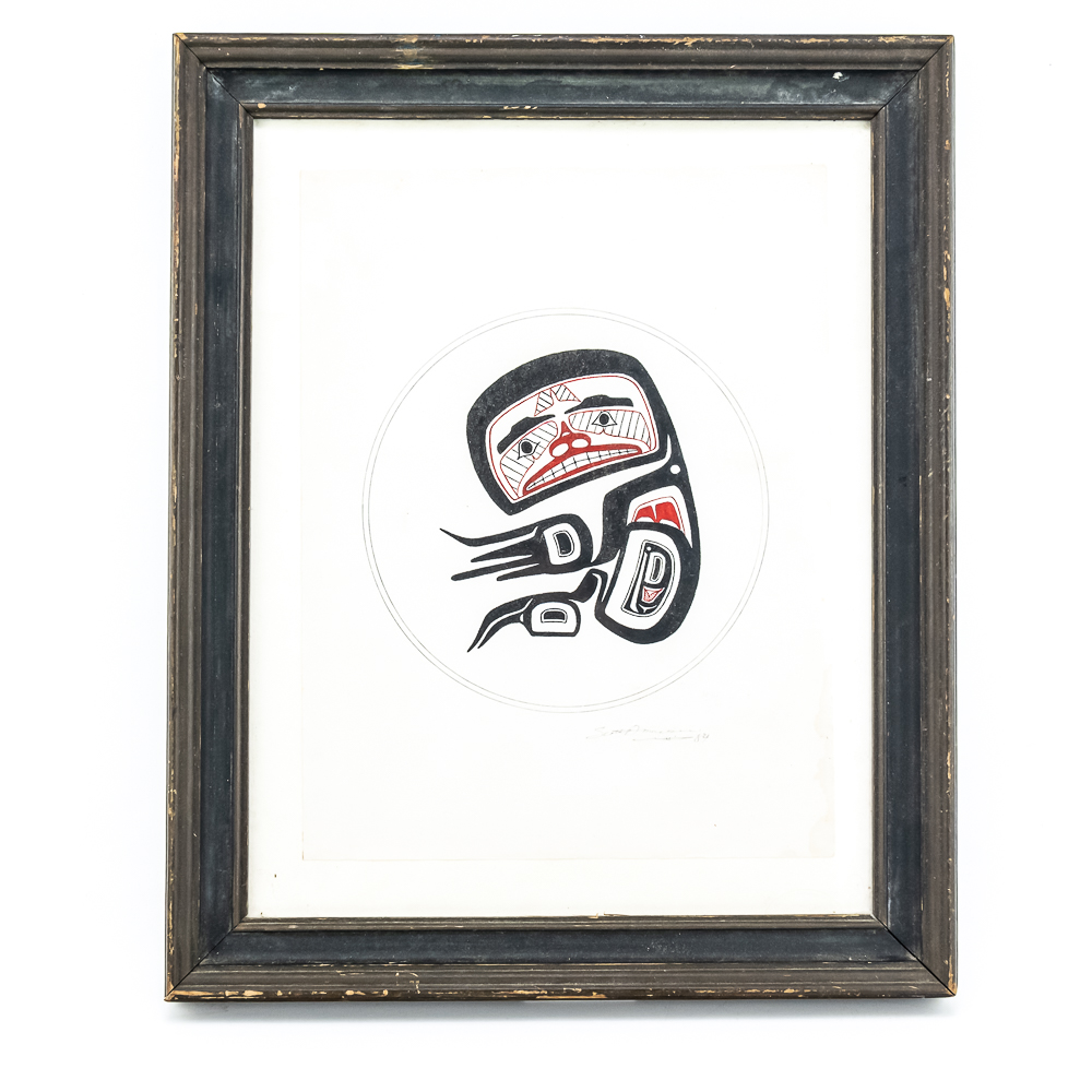 Haida Drawing “Mischievous Man” 1984
