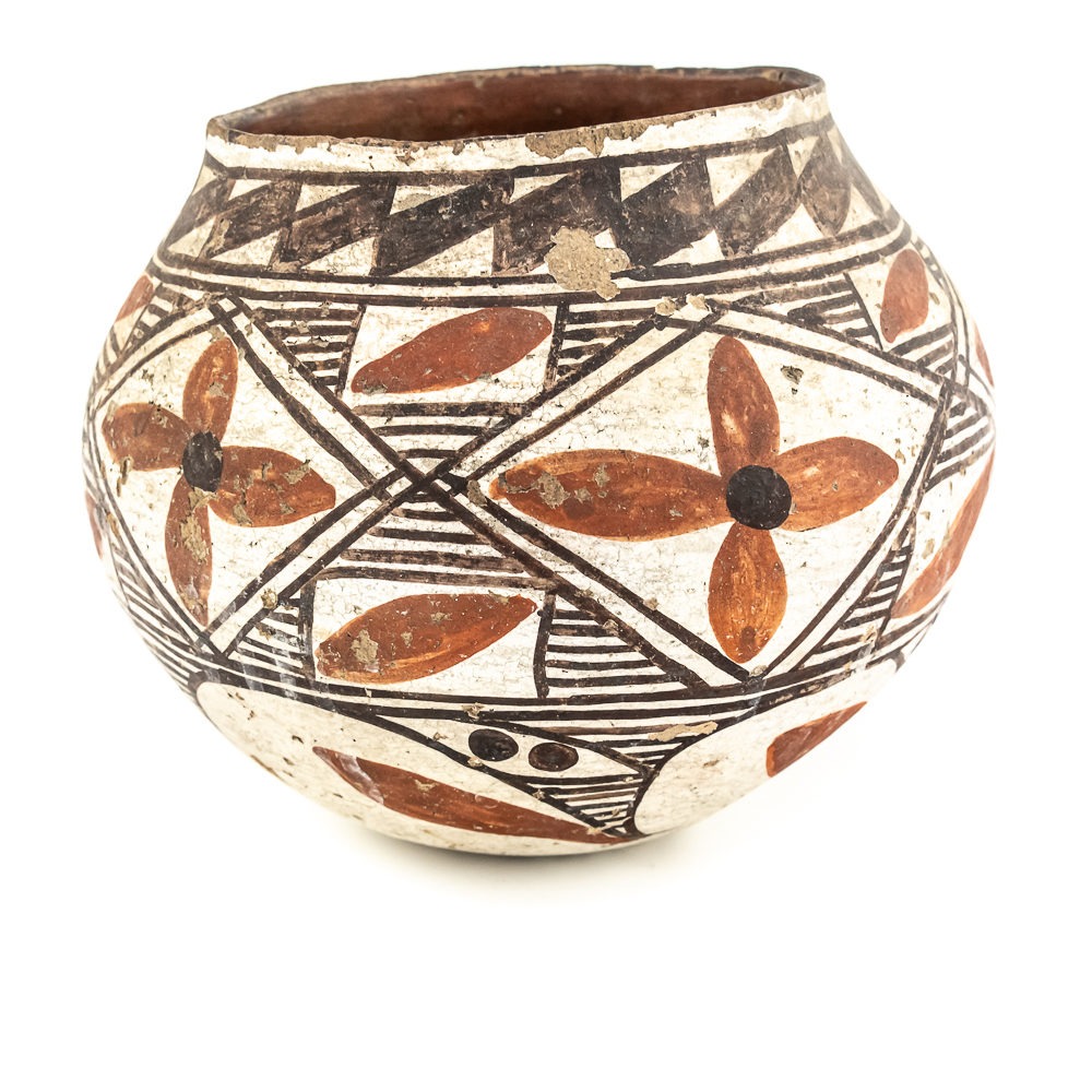 1920s Laguna Pueblo Polychrome Pot