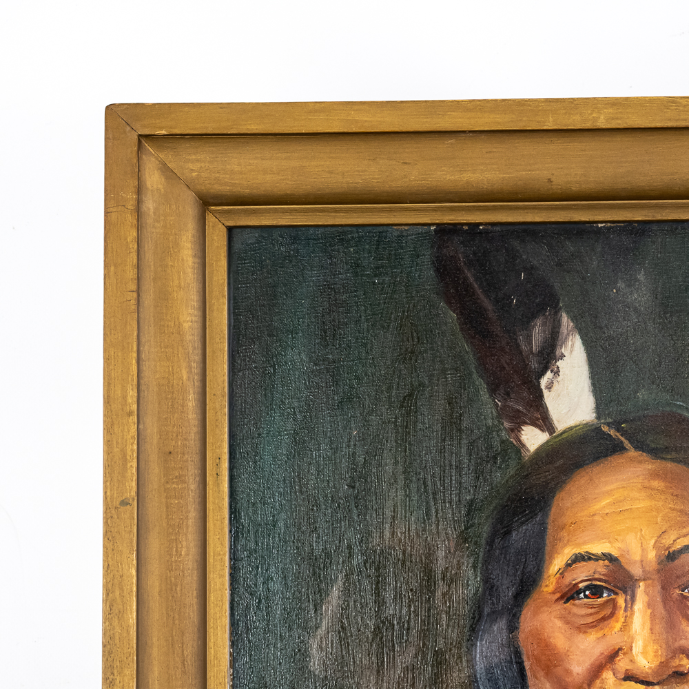 Chief Red Cloud Sioux Oil Painting