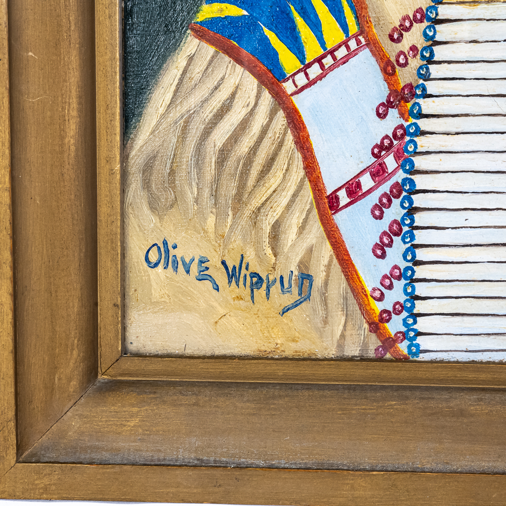Chief Red Cloud Sioux Oil Painting