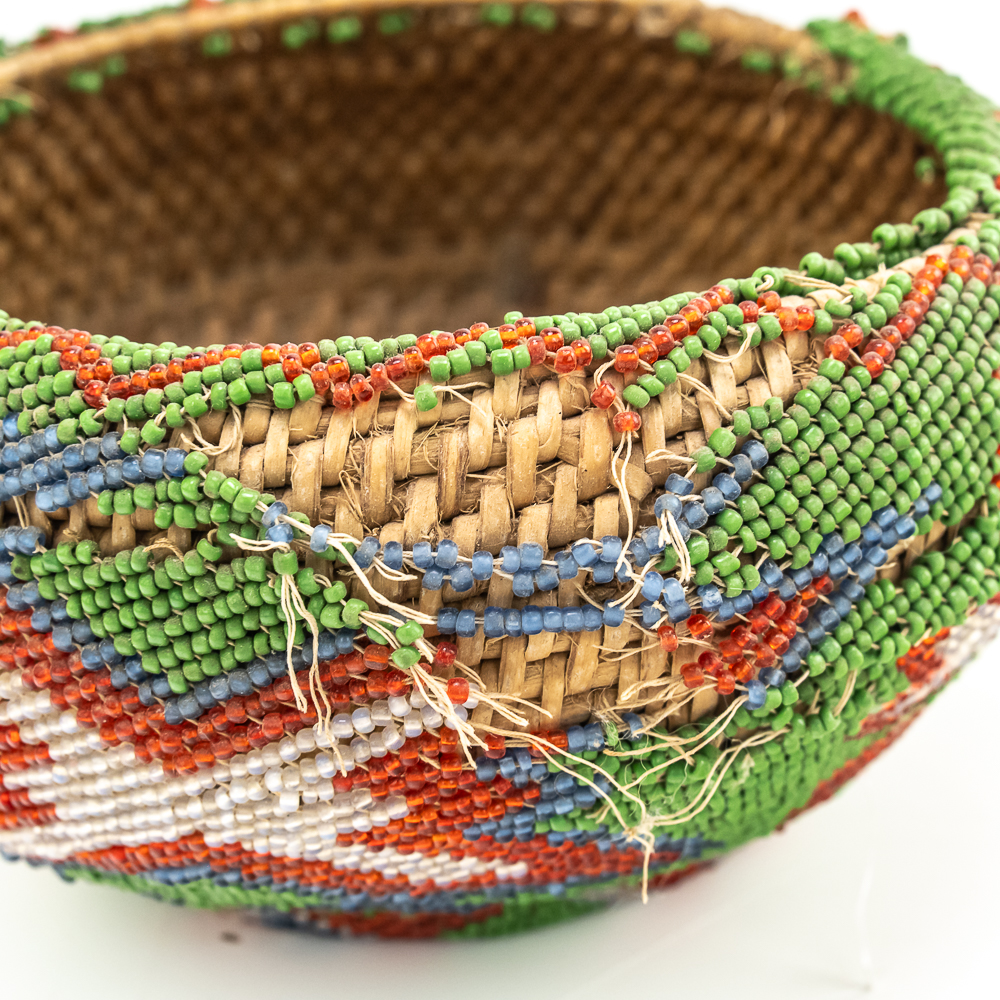 1920s Paiute Beaded Basket
