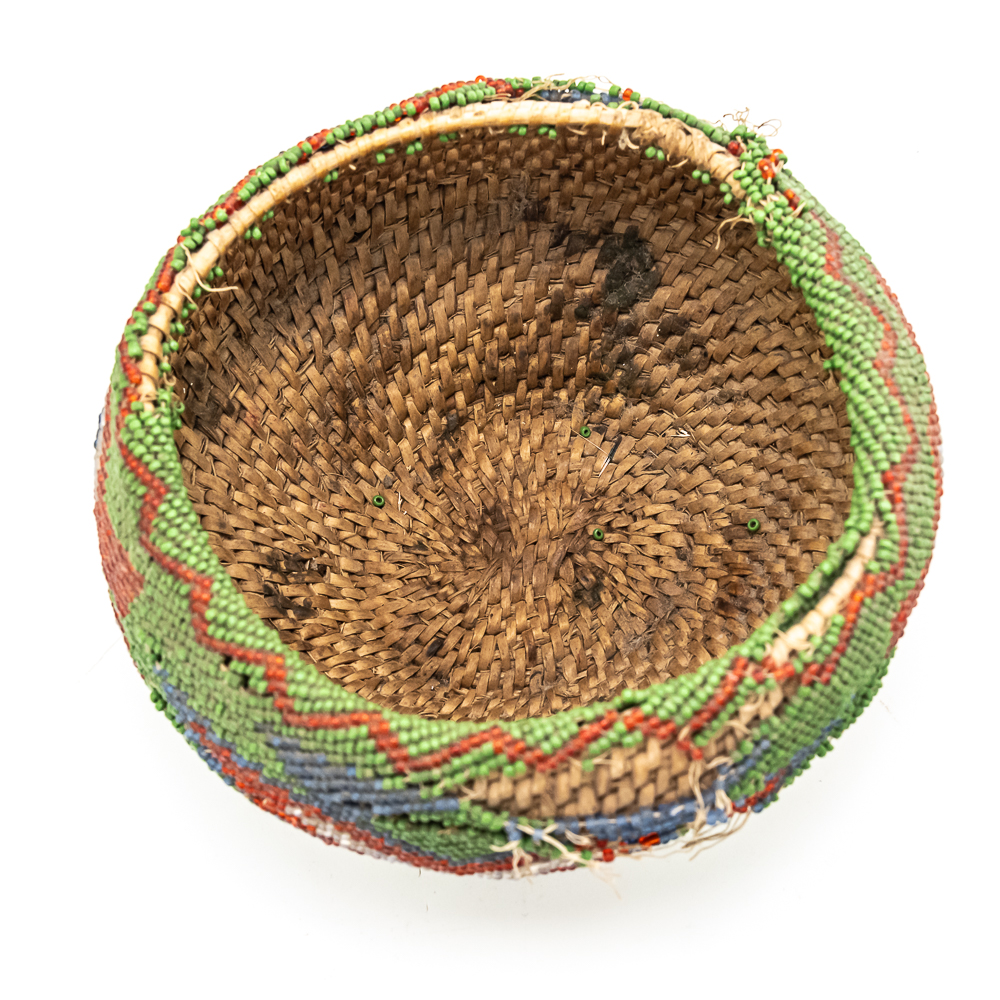 1920s Paiute Beaded Basket