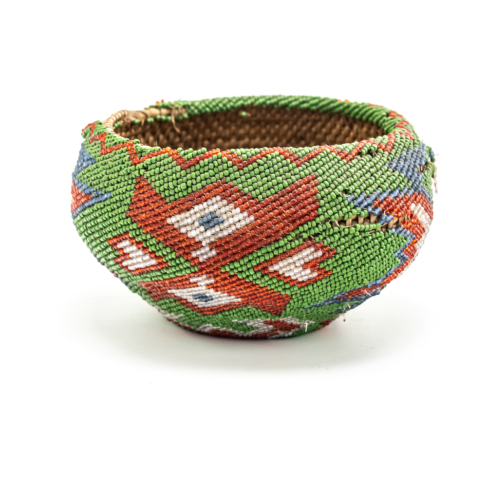 1920s Paiute Beaded Basket