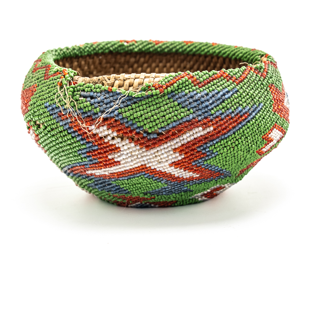 1920s Paiute Beaded Basket
