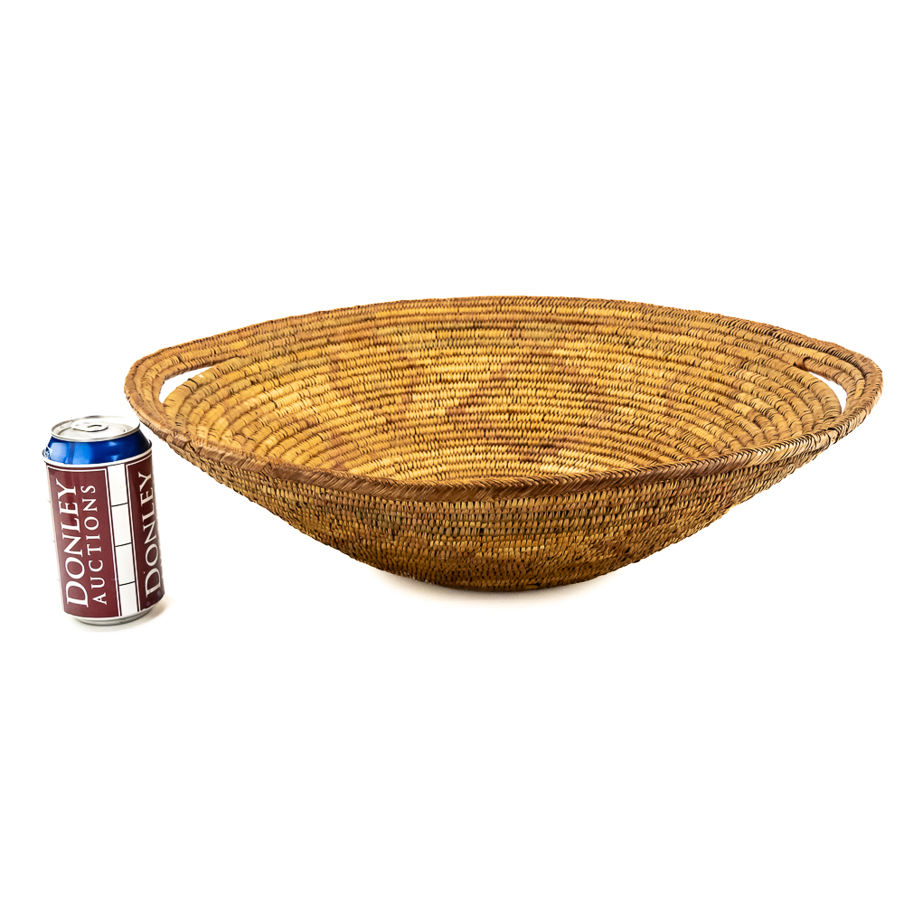 1920s Jicarilla Apache Basket Tray W/handles