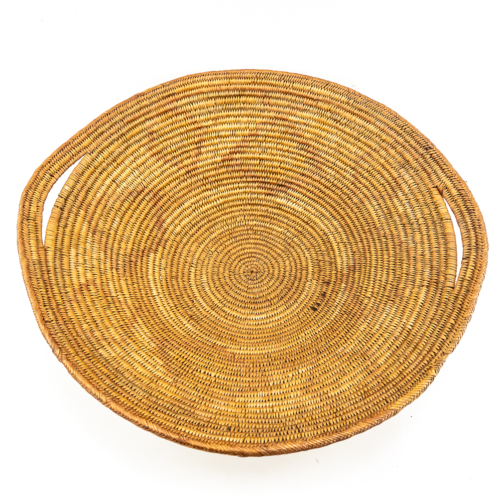 1920s Jicarilla Apache Basket Tray W/handles