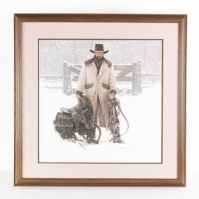 Buck Norris Crossed Sabers Ranch Bama Framed Print. Buck Norris – Crossed Sabers Ranch by James 