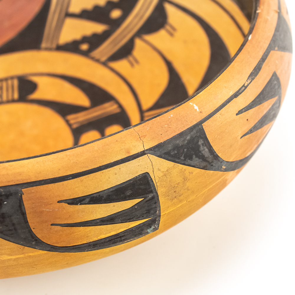 1971 Hopi Pottery Bowl By Rosetta Huma