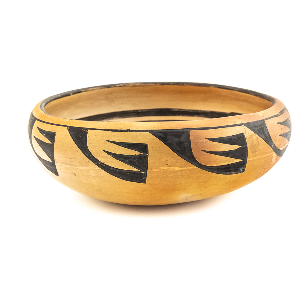 1971 Hopi Pottery Bowl By Rosetta Huma