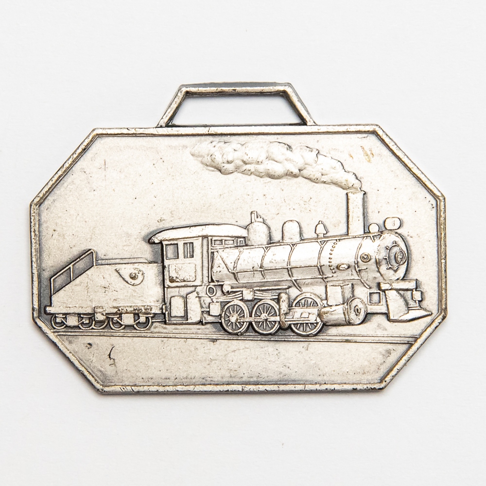 Vintage Watch FOB - STEAM LOCOMOTIVE