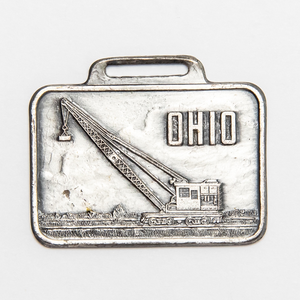 Vintage Watch FOB - OHIO LOCOMOTIVE CRANE CO