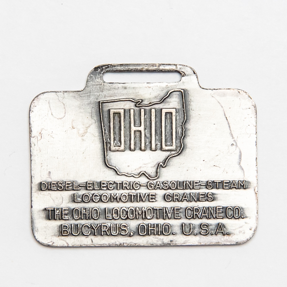 Vintage Watch FOB - OHIO LOCOMOTIVE CRANE CO