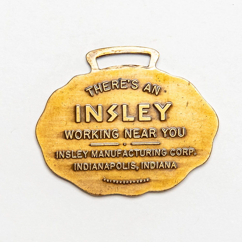 Vintage Watch FOB - INSLEY MFG CO. CRANE
