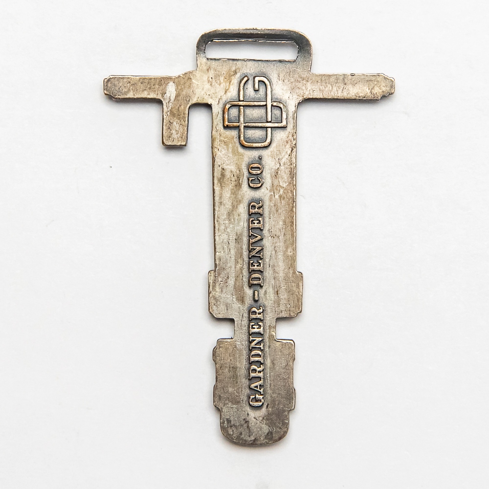 Vintage Watch FOB - GARDNER DENVER CO JACK HAMMER