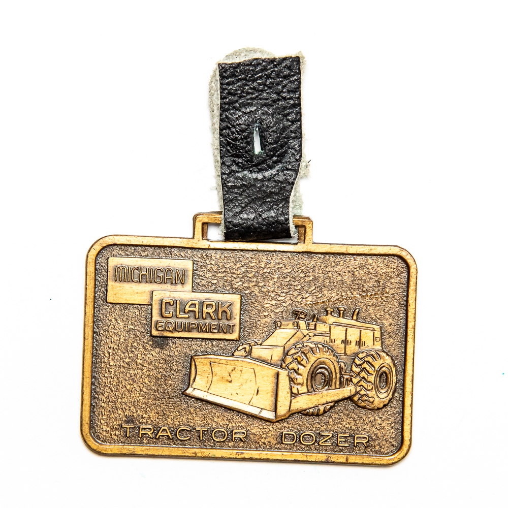 Vintage Watch FOB - MICHIGAN CLARK TRACTOR DOZER
