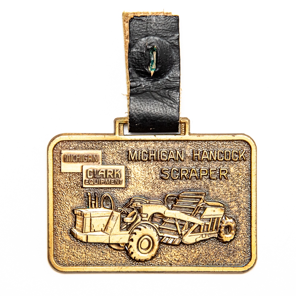Vintage Watch FOB - MICHIGAN HANCOCK SCRAPER
