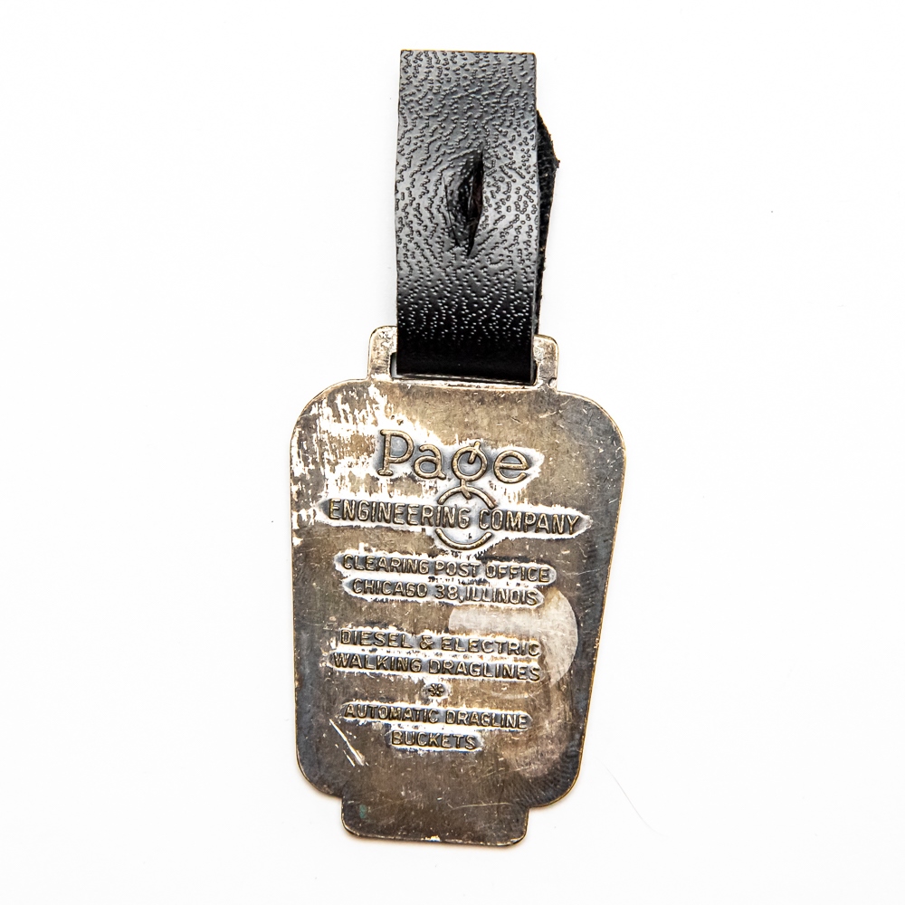 Vintage Watch FOB -PAGE ENG CO CHICAGO POST OFFICE