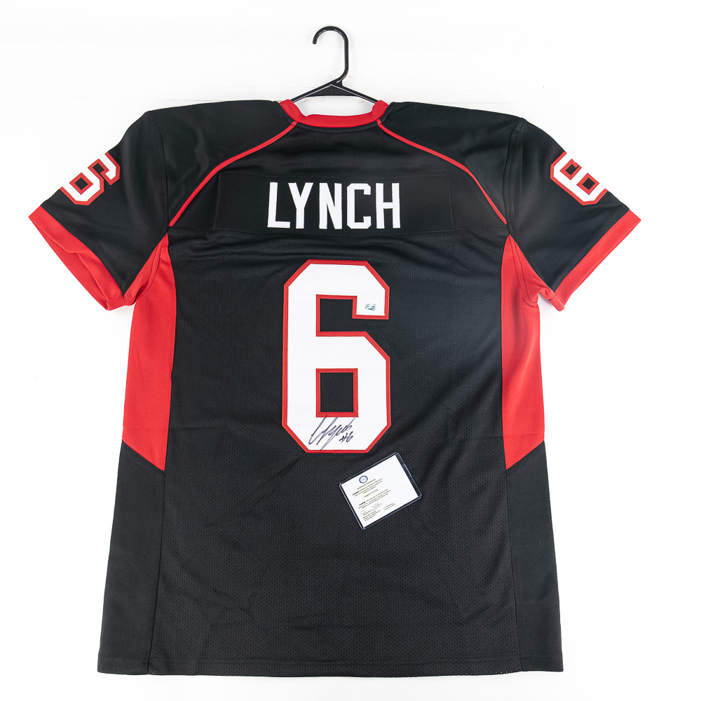 Jordan Lynch Autographed Huskies Jersey w COA