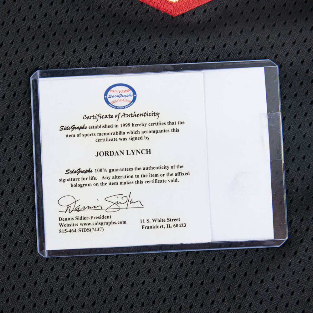 Jordan Lynch Autographed Huskies Jersey w COA