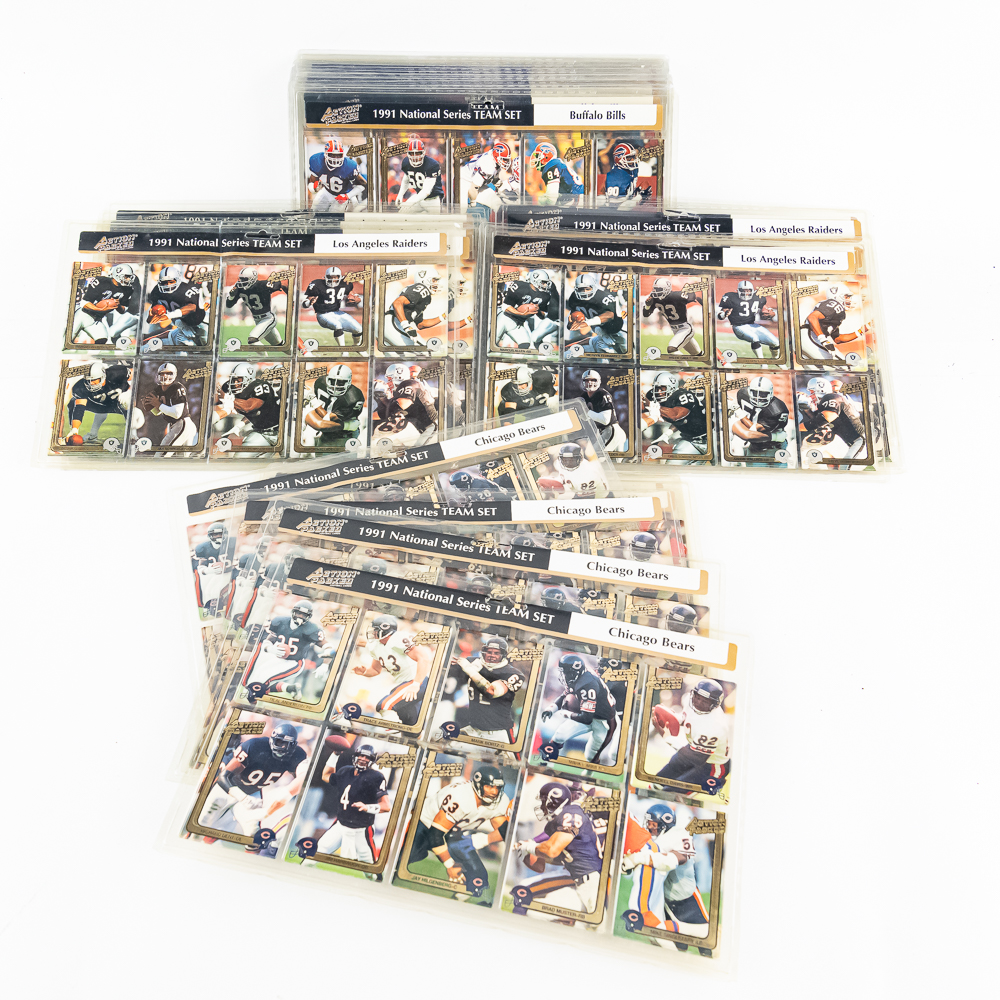 (26) Action Packed 1991 National Series Team Sets