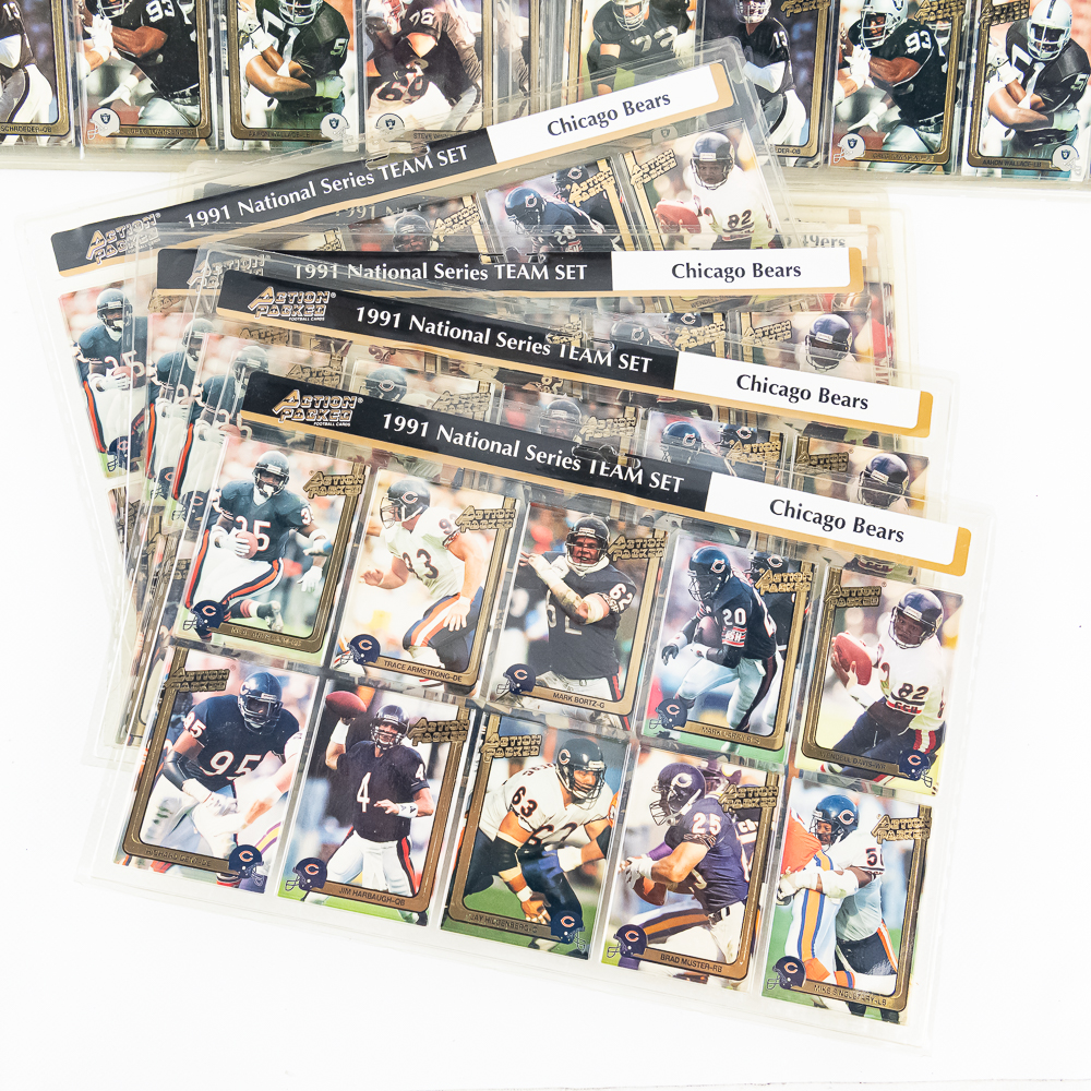 (26) Action Packed 1991 National Series Team Sets