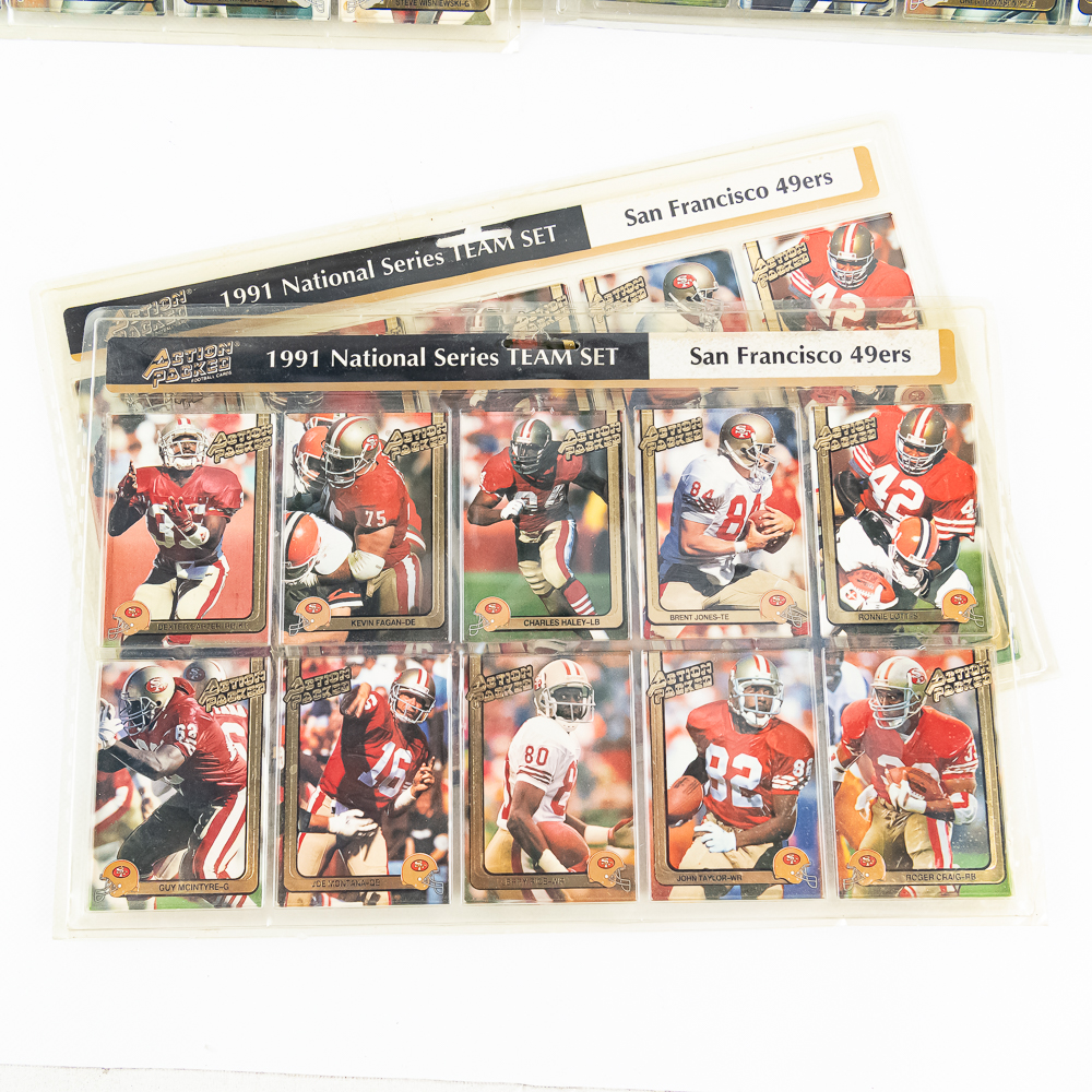 (26) Action Packed 1991 National Series Team Sets