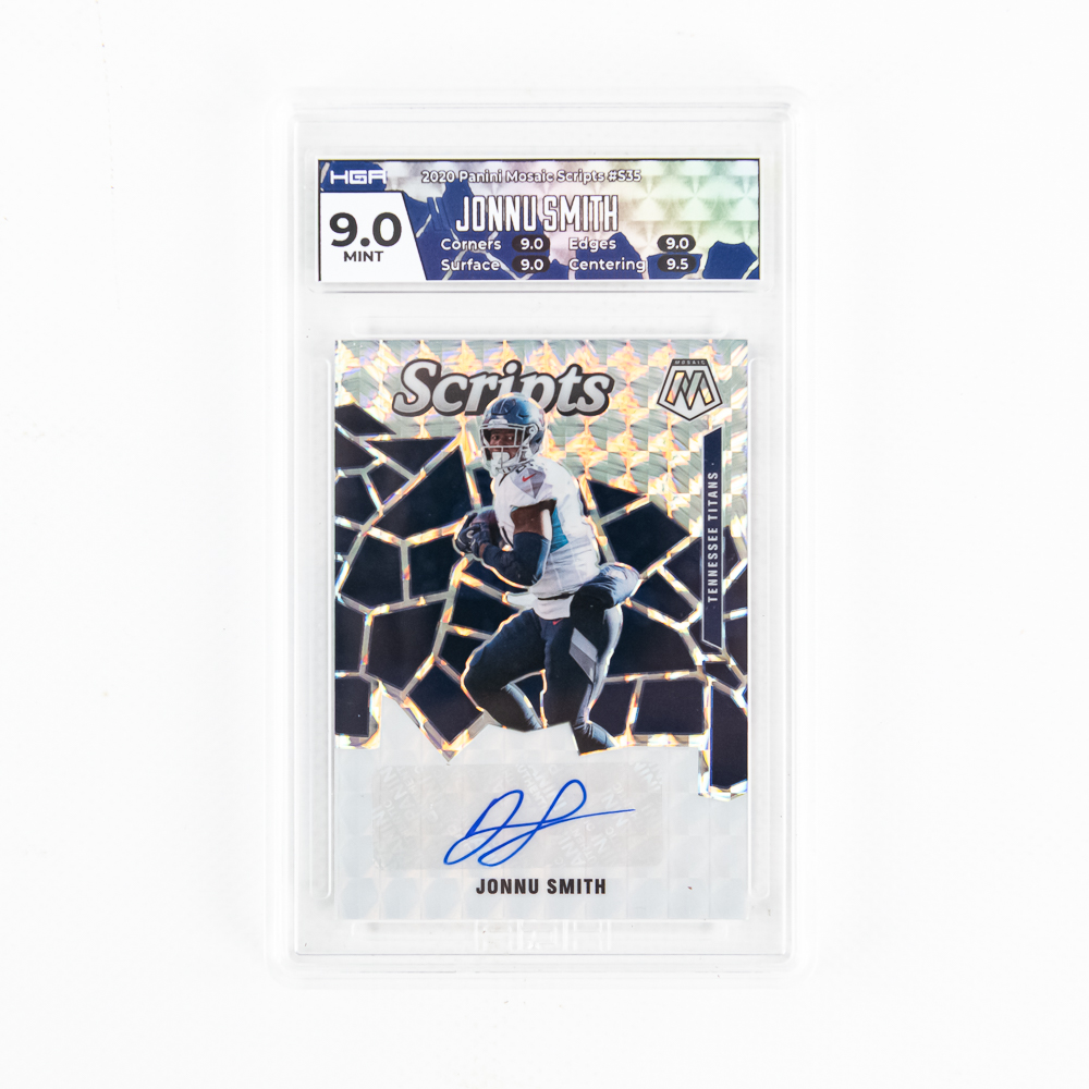 2020 Panini Jonnu Smith AUTO, Cam Akers Mims Slabs