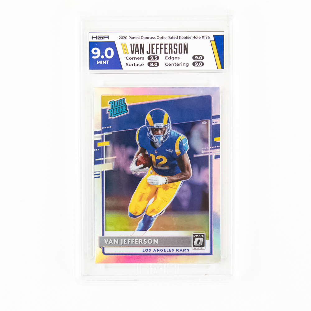 (6)NFL Slabbed Card Assortment Revis Edwards Mims+