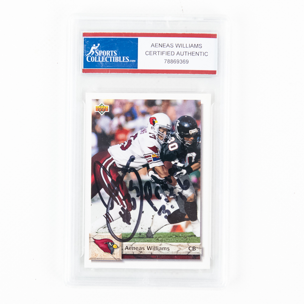 Aeneas Williams C Spielman D Wuerfeel AUTO Cards