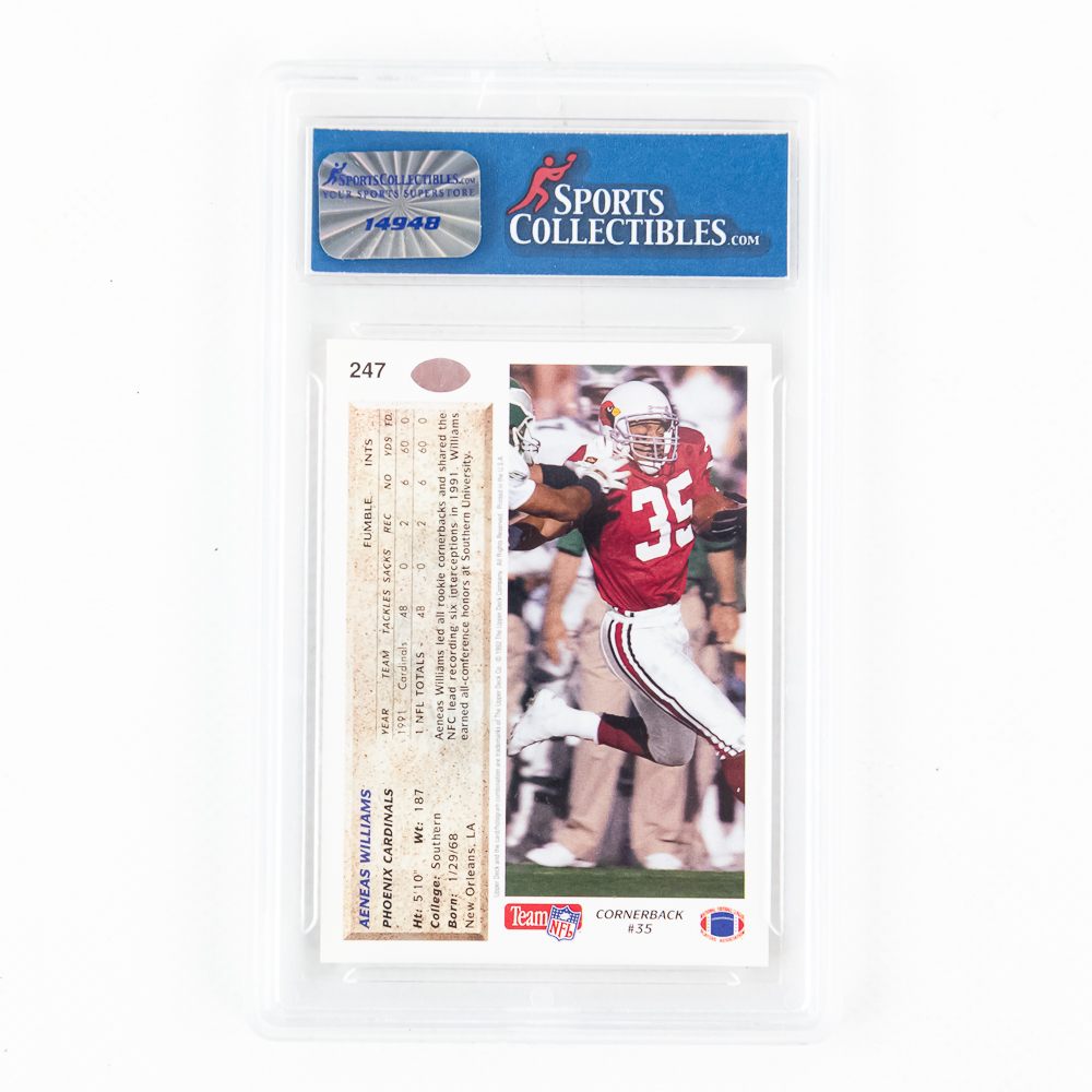 Aeneas Williams C Spielman D Wuerfeel AUTO Cards