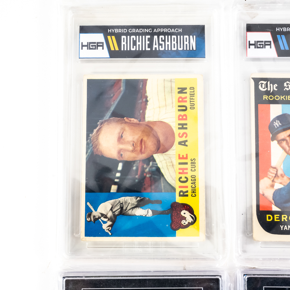 60 Topps Richie Ashburn 71 Topps Munson SGC 2 More