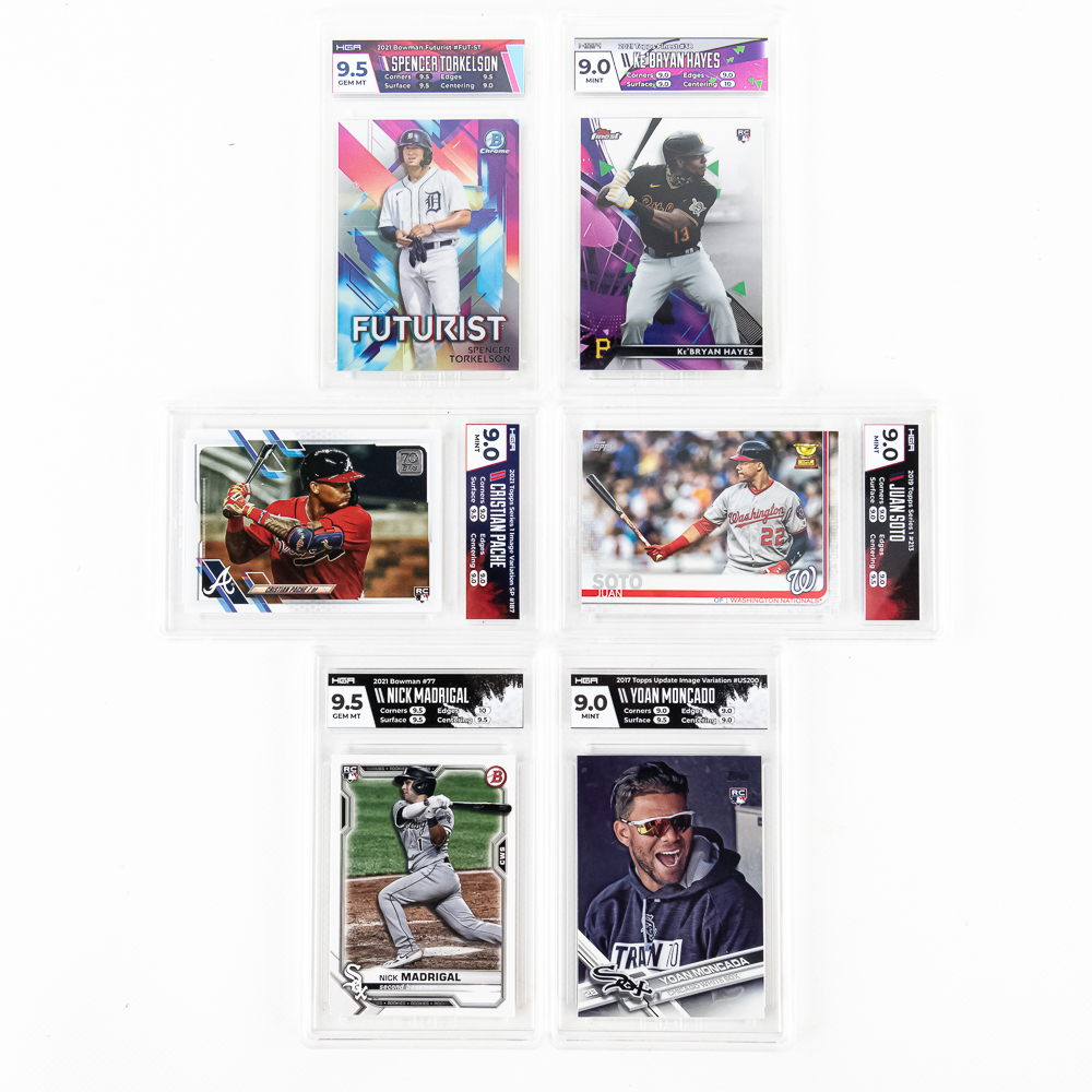 21 Bowman & Topps MLB Slabbed Assortment Soto More