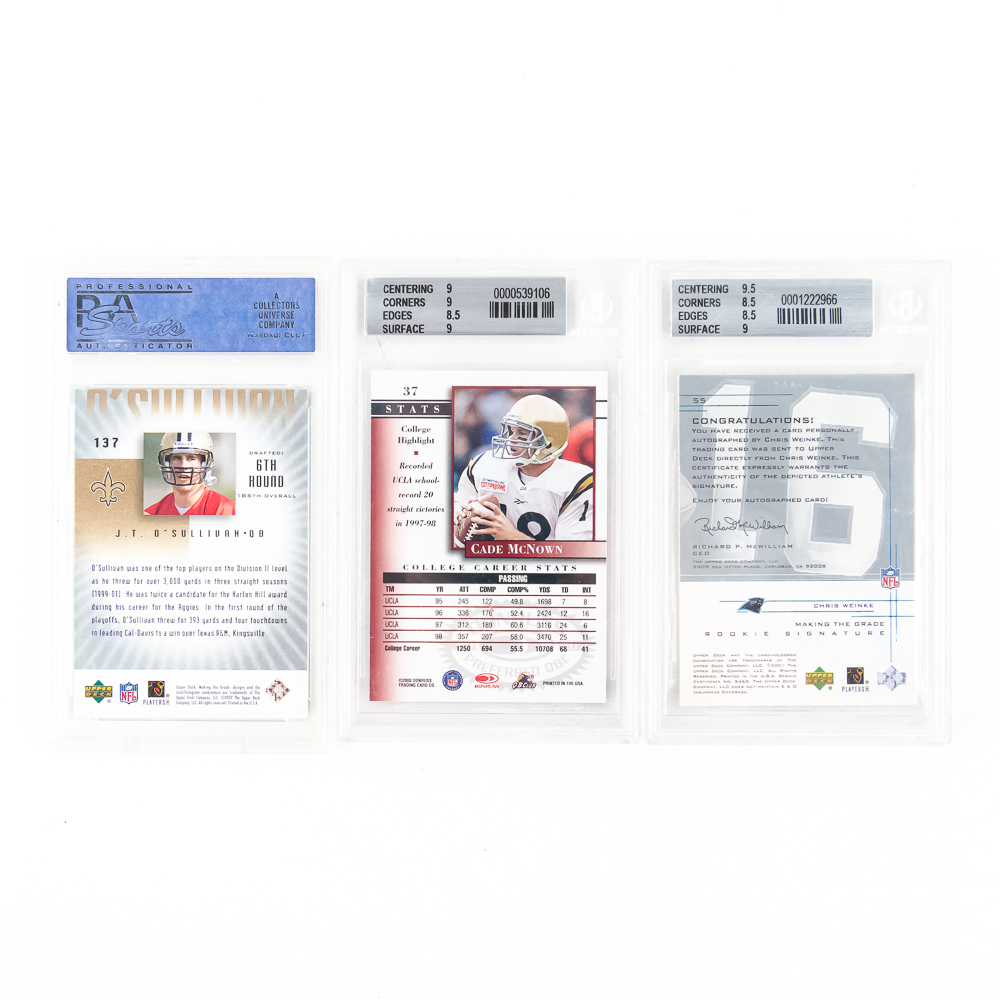 2011 Andy Dalton /499 AUTO RC BK 9.5 Weinke AUTO +