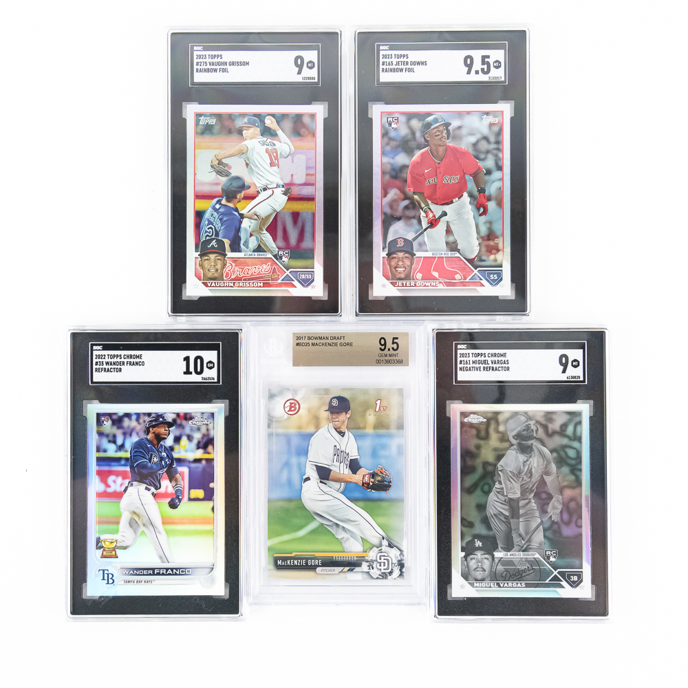 MLB Slabbed Card Assortment Franco Vargas Downs +