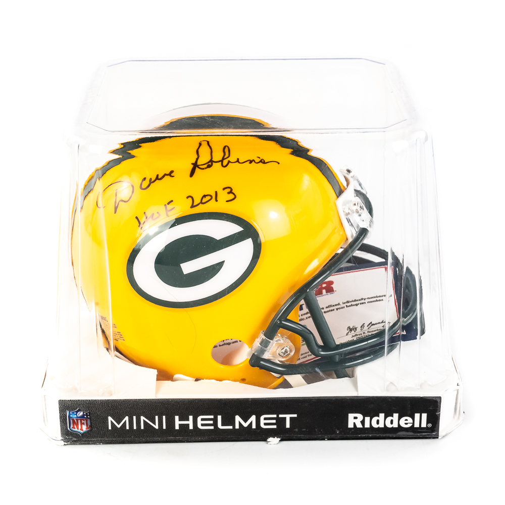 Lenny Moore & Dave Robinson AUTO Mini Helmets