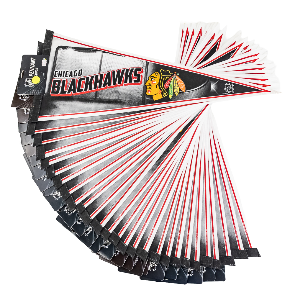 (50) NWT NHL Licensed Chicago Blackhawks Pennants