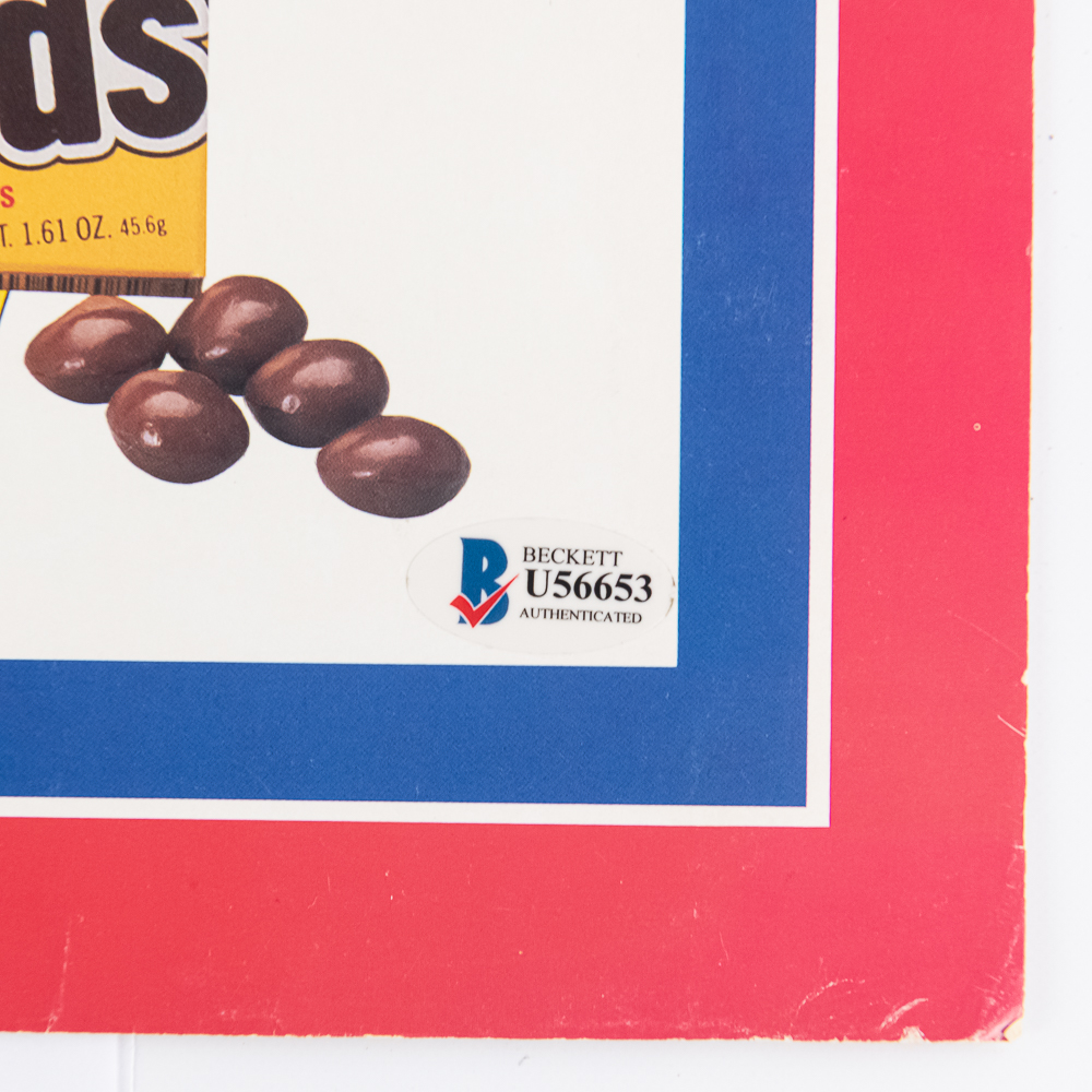 Billy Williams Autographed HOF Candy Print Beckett