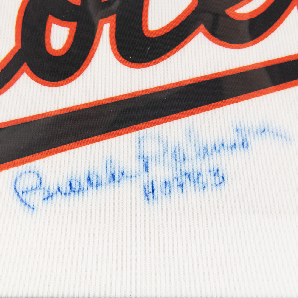 Brooks Robinson Autographed Framed Mini Jersey COA