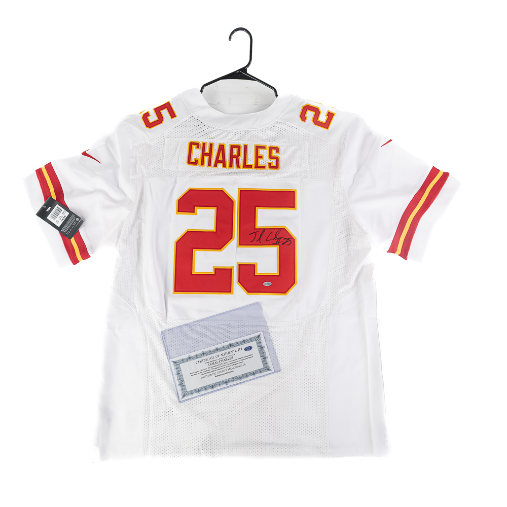 Jamal Charles Autographed KC Chiefs Jersey w COA