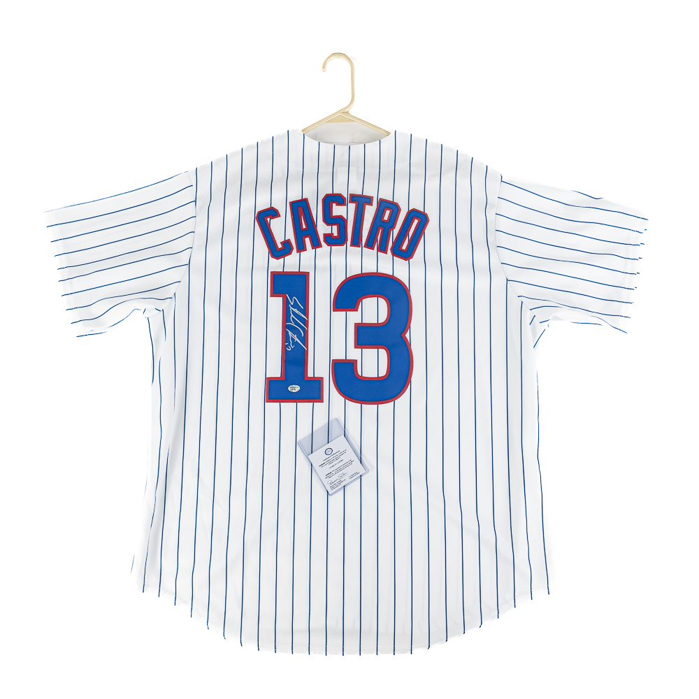 Starlin Castro Autographed Chicago Cub Jersey wCOA