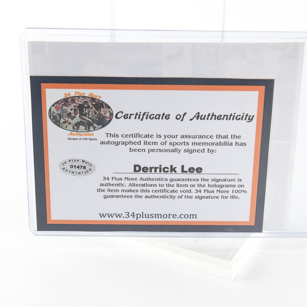 Derrek Lee Autographed Rawlings Baseball Bat w COA