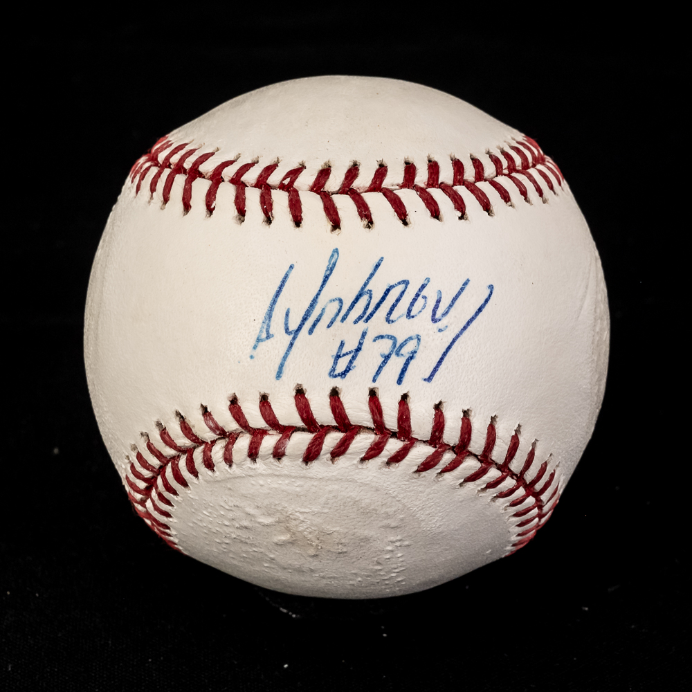 Jose Abreau Autographed Rawlings Baseball w COA