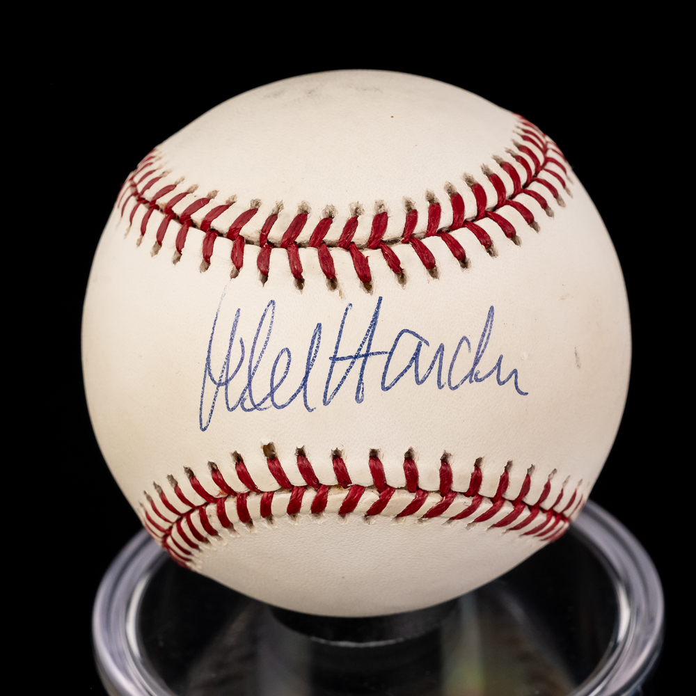 Bob Feller & Mel Harder Autographed AL Baseballs